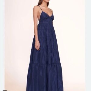 STAUD Ripley Tiered Maxi Dress